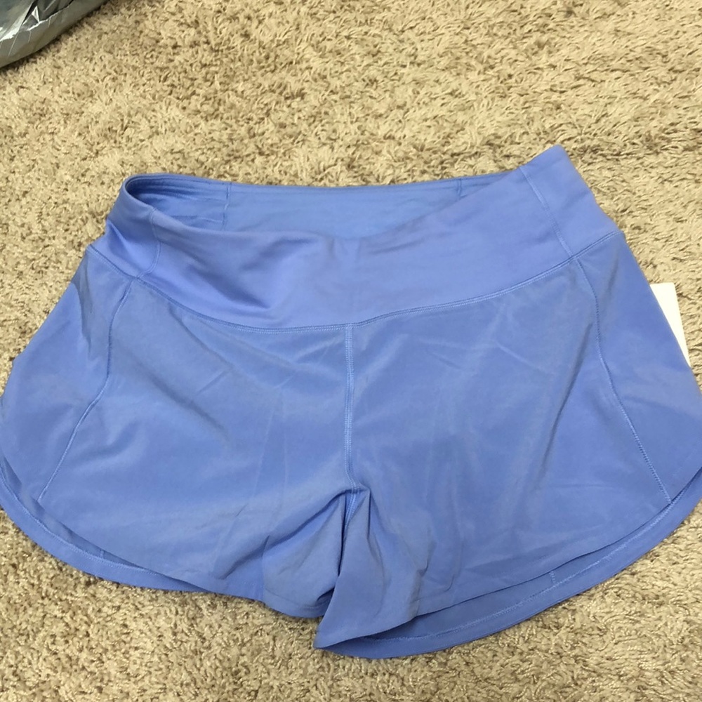 NWT lululemon speed up short